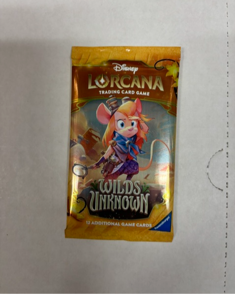 Disney Lorcana Wilds Unknown Booster Pack UPC #4050368988584