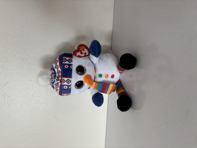 TY Beanie Babies Jake Snowman Plush UPC #008421374182