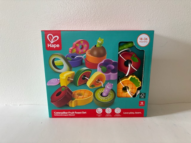 Hape Caterpillar Fruit Feast Set UPC #6943478036338