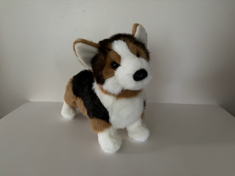 Douglas Kirby Tri-Color Corgi Plush 2014 UPC #767548108338