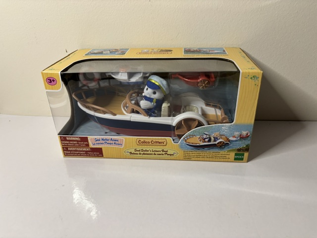 Epoch Calico Critters Seal Sailor's Leisure Boat Set UPC #020373223318