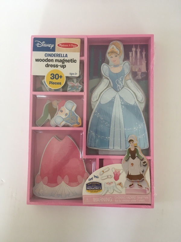 Melissa & Doug Disney Wooden Magnetic Dress Up - Cinderella UPC #000772057899