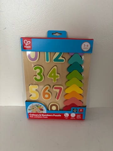 Hape Colours & Numbers Puzzle UPC #6943478048362