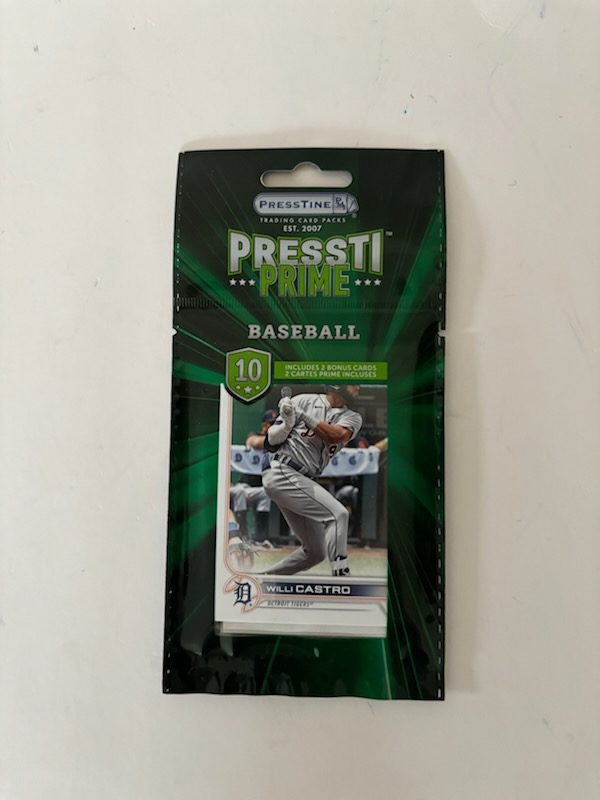 Pressti Prime Baseball Cards UPC #684941020152