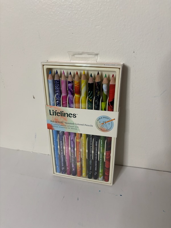 Lifelines Rub & Sniff Scented Colored Pencils UPC #810076210407