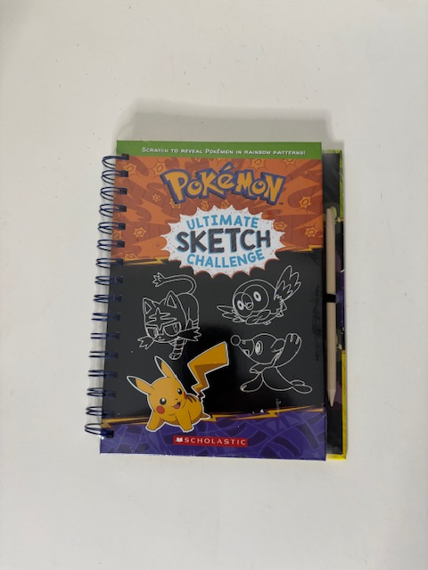 Scholastic Pokemon Ultimate Sketch Challenge UPC #9781338237566