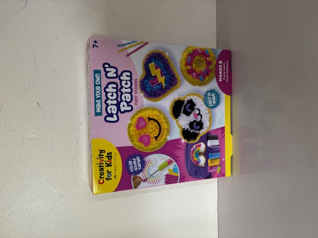 Creativity for Kids Make Your Own Latch N Patch Fuzzy Stickers UPC #092633326893