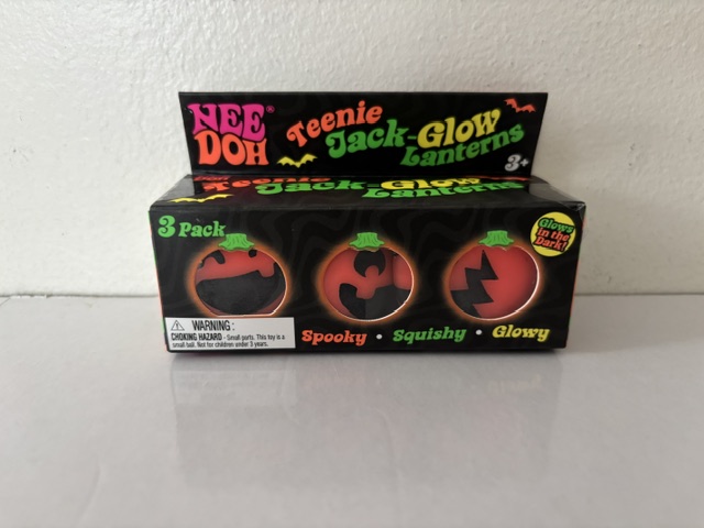 Schylling Teenie Jack-Glow Lanterns Needoh 3 Pack UPC #019649506064