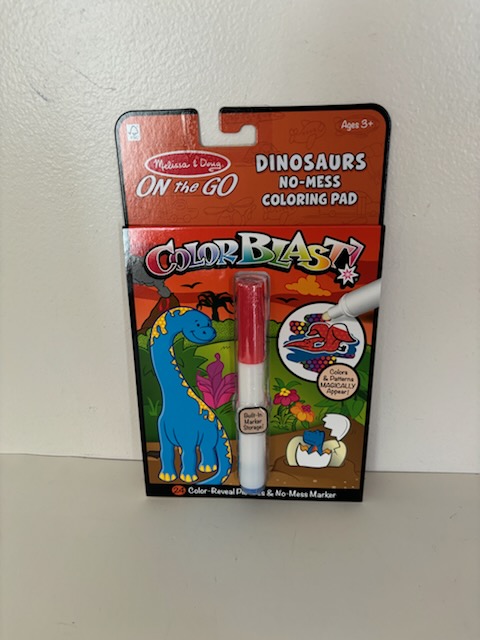 Melissa & Doug Dinosaurs On the Go ColorBlast Coloring Pad UPC #000772053570