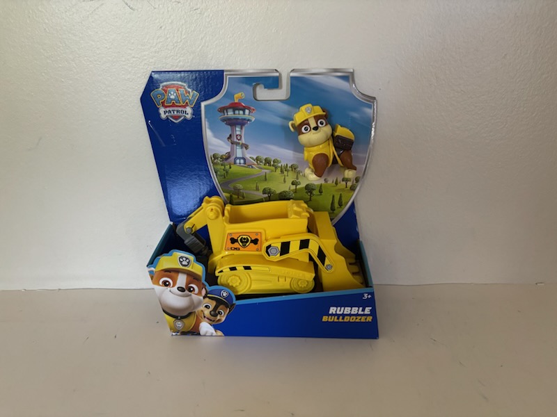 SpinMaster Paw Patrol Rubble Bulldozer UPC #681147037540