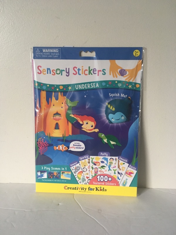 Creativity for Kids Sensory Stickers -Undersea UPC #092633318249