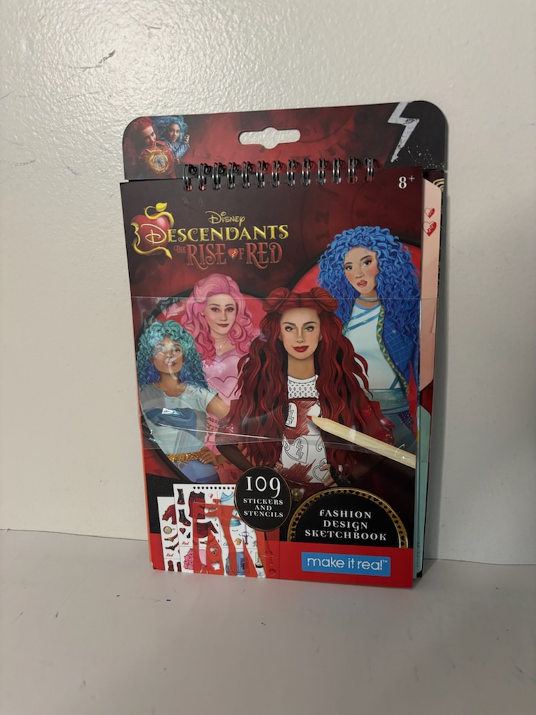 Make It Real Disney Descendants Fashion Design Sketchbook UPC #695929042264