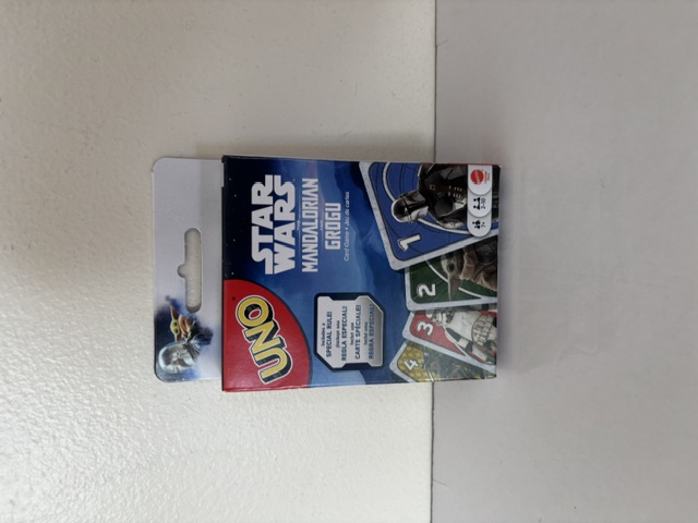 Mattel Star Wars The Mandalorian and Grogu UNO Card Game UPC #194735384105