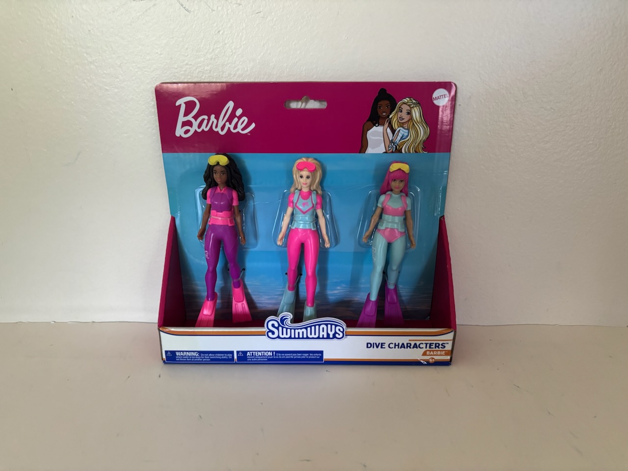 SwimWays Barbie Dive Characters UPC #681147055230