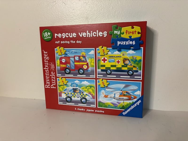 Ravensburger Rescue Vehicles Chunky Jigsaw Puzzles UPC #4005555040644