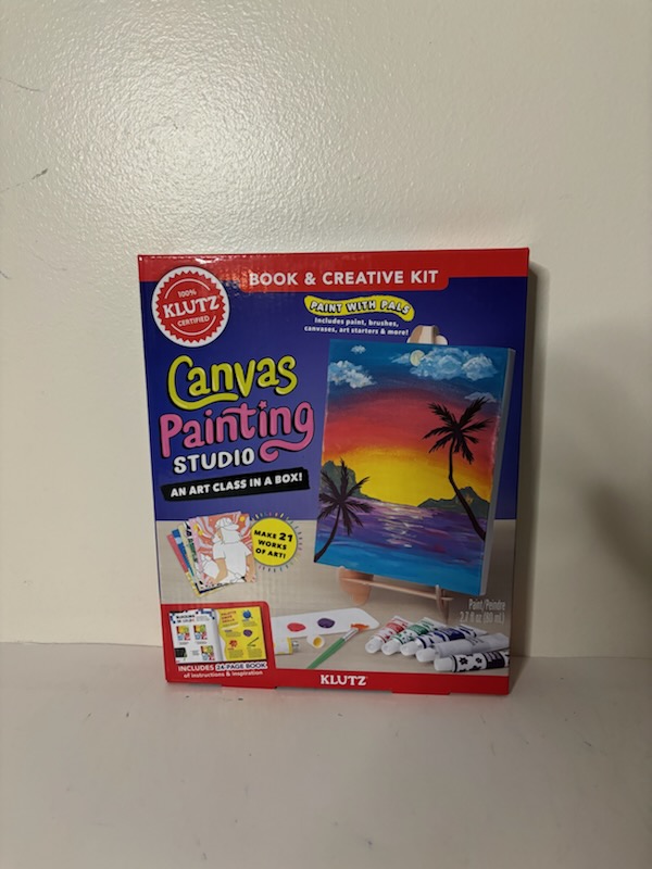 Klutz Canvas Painting Studio Book & Creative Kit UPC #730767114091