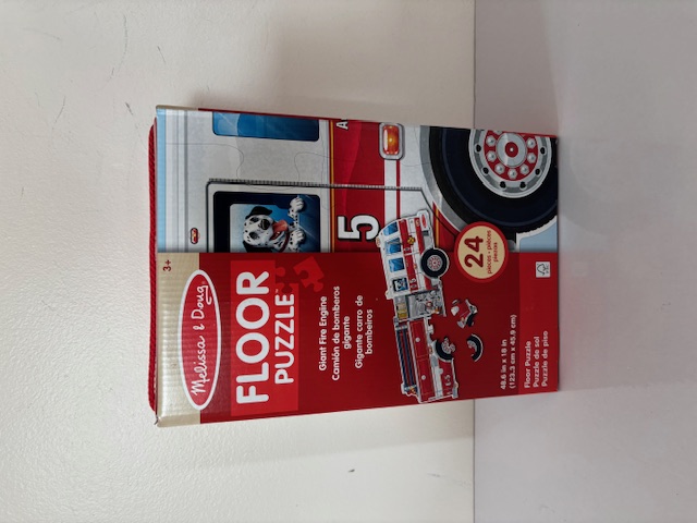 Melissa & Doug Giant Fire Engine Floor Puzzle UPC #000772506120