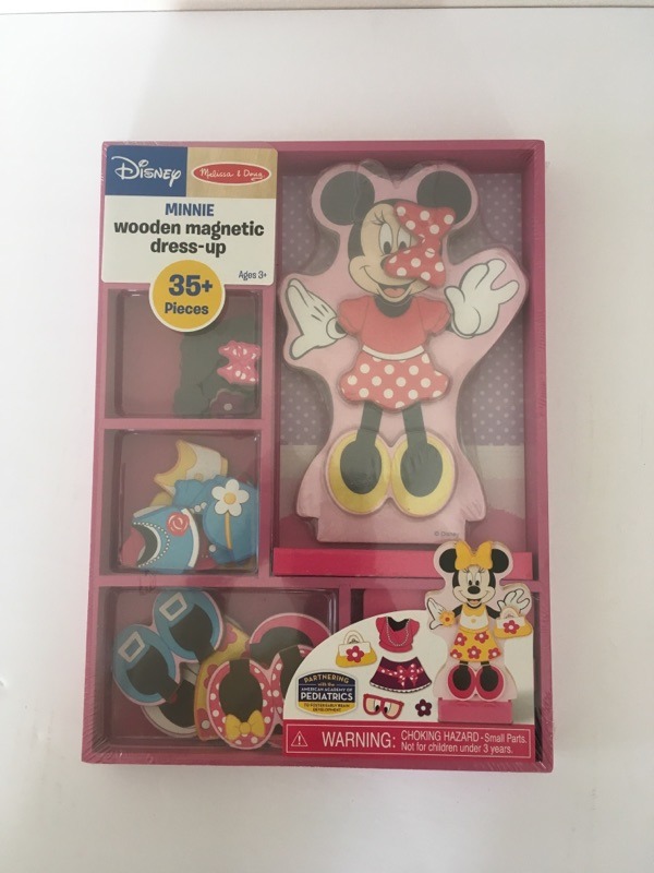 Melissa & Doug Disney Wooden Magnetic Dress Up - Minnie UPC #000772057868