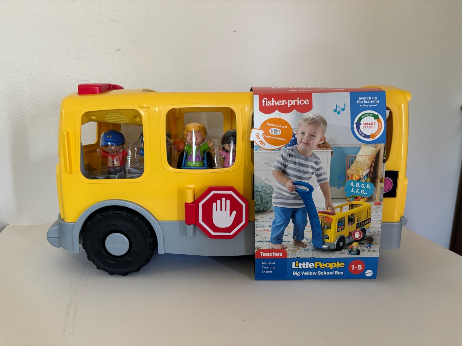 Fisher Price Little People Big Yellow School Bus UPC #887961849387