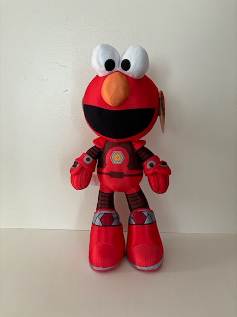 Gund Sesame Street Mecha Builders Elmo Plush UPC #681147023604