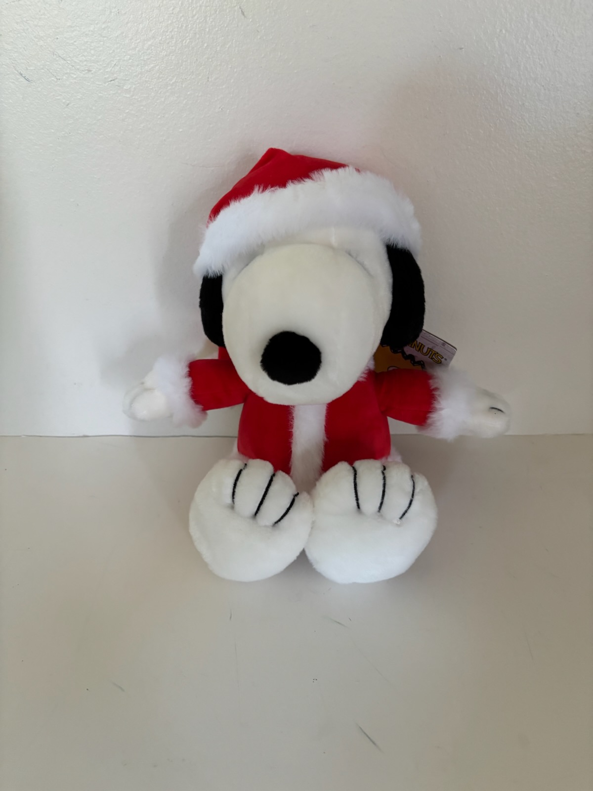 Aurora Peanuts Santa Snoopy Plush UPC #092943405202