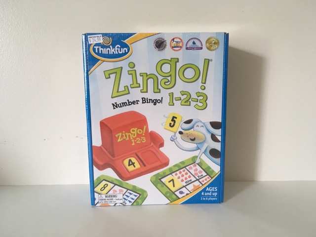 Thinkfun Zingo Number Bingo! 1-2-3 UPC #019275077037