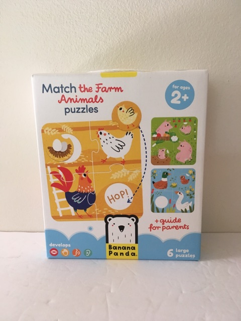 Banana Panda Match the Farm Animals Puzzles UPC #5902983491682