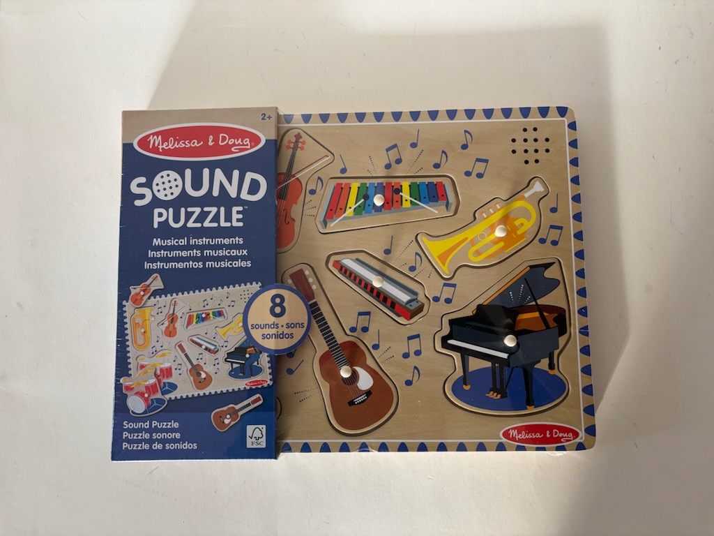 Melissa & Doug Sound Puzzle - Musical Instruments UPC #000722007320