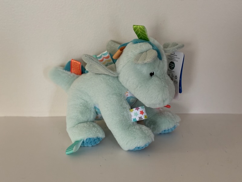 Mary Meyer Drax Dragon Taggies Plush UPC #719771416445
