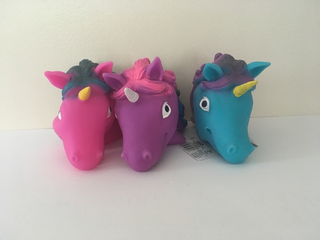 Schylling Unicorn Hand Puppets UPC #019649234288