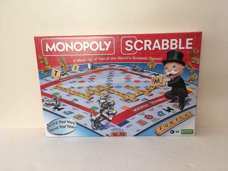 Monopoly Scrabble Board Game UPC #714043012509