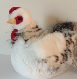 Douglas Salty Black & White Plush Hen #1792 UPC #767548151358