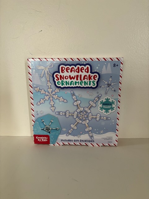 Creativity for Kids Beaded Snowflake Ornaments UPC #092633322192