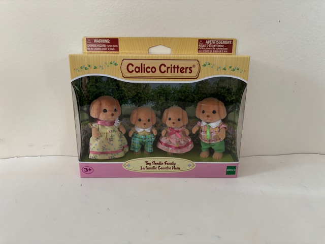 Calico Critters Toy Poodle Family UPC #020373223059