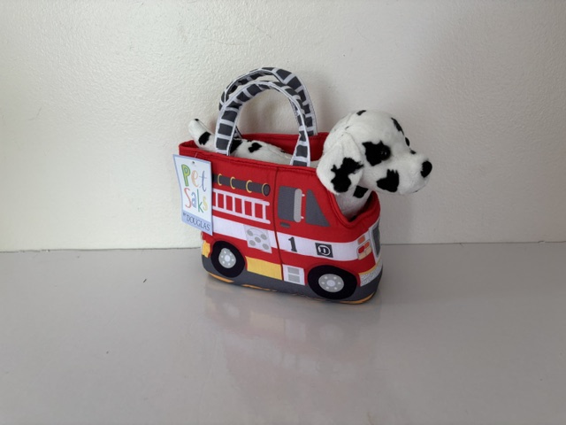 Douglas Firetruck Pet/sak with Dalmation Plush 2233 UPC #767548163054