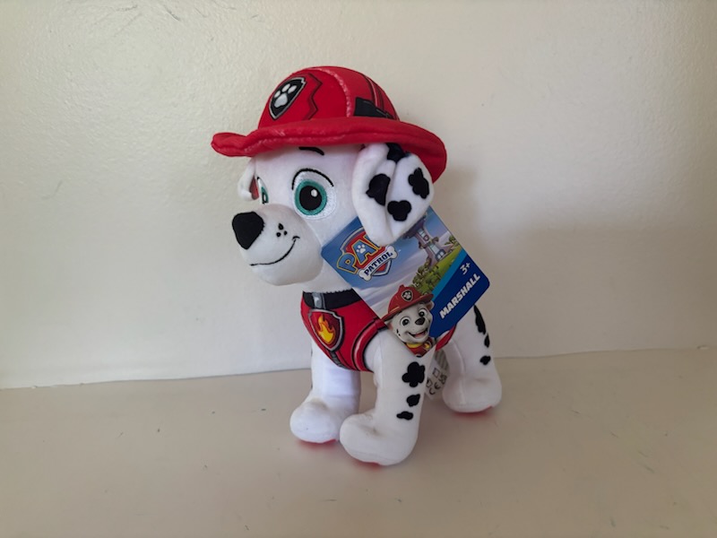 SpinMaster Paw Patrol Marshall Plush UPC #681147044845