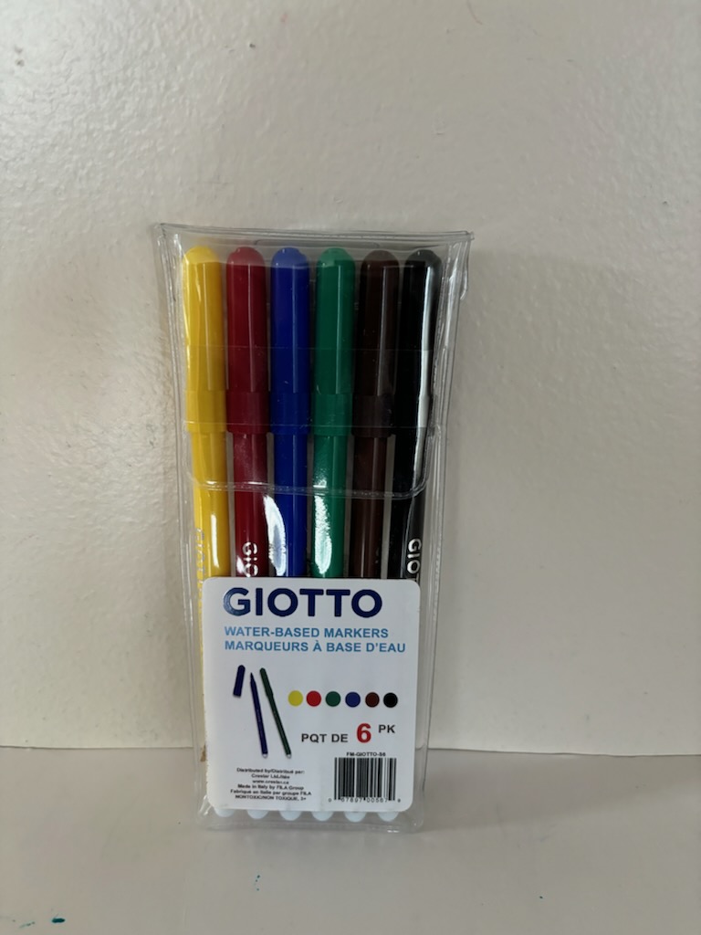 Giotto Water Based Markers UPC #067897005679