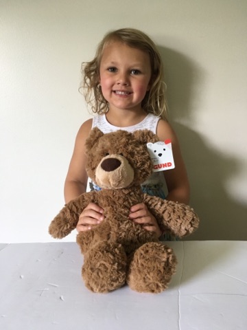 Gund Pinchy Plush Bear UPC #028399059454