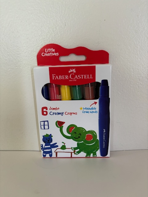 Faber Castell Jumbo Creamy Crayons UPC #9311279102236