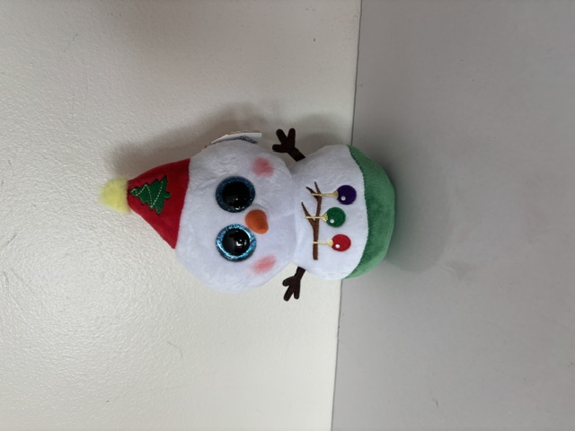 TY Beanie Babies Bobble Snowman Plush UPC #008421374212