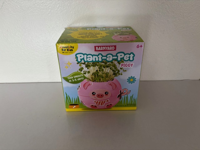 Creativity for Kids Plant A Pet Piggy Kit UPC #092633327241