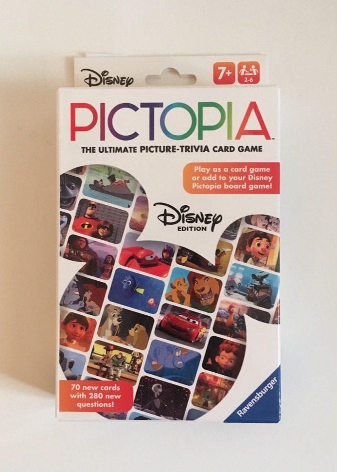 Ravensburger Disney Edition Pictopia Trivia Card Game UPC #810558019542