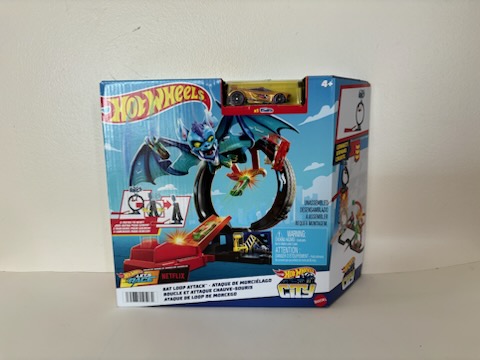 Mattel HotWheels Bat Loop Attack Set UPC #194735195084