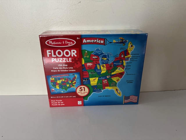 Melissa & Doug United States of America Floor Puzzle UPC #000772004404