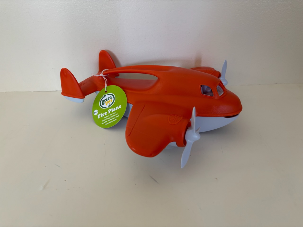 Green Toys Fire Plane UPC #816409014001