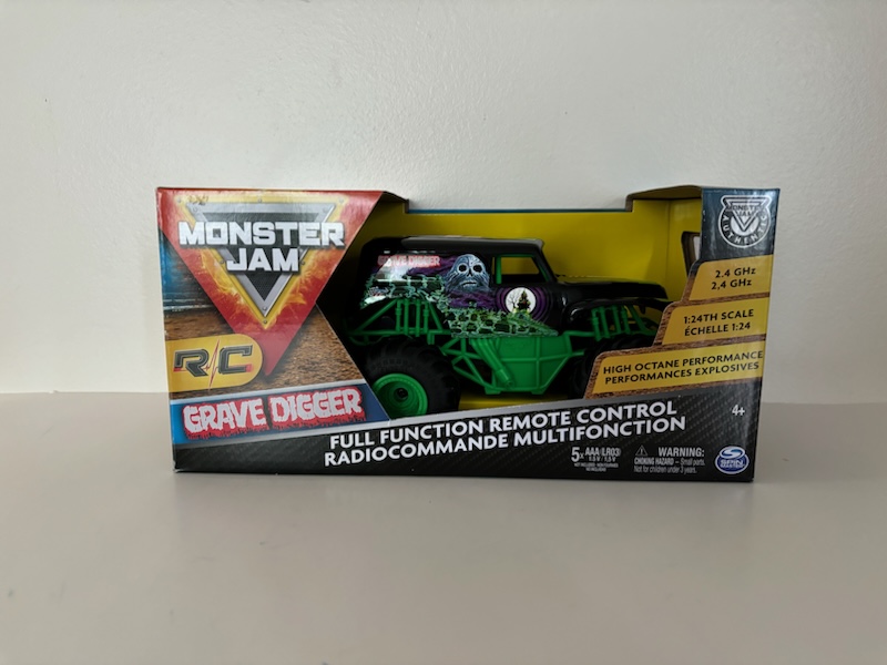 Spin Master Monster Jam Grave Digger Remote Control Vehicle UPC #778988548295
