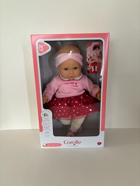 Corolle 14" Baby Doll - Albane Heart Petals UPC #4062013130484