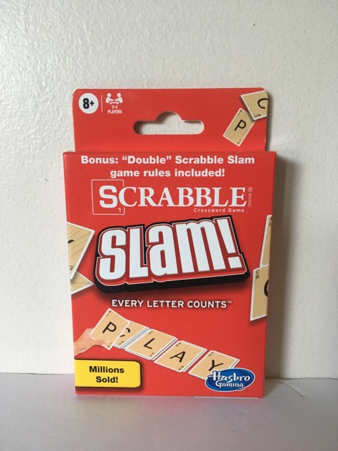 Scrabble Slam Card Game! UPC #714043012356