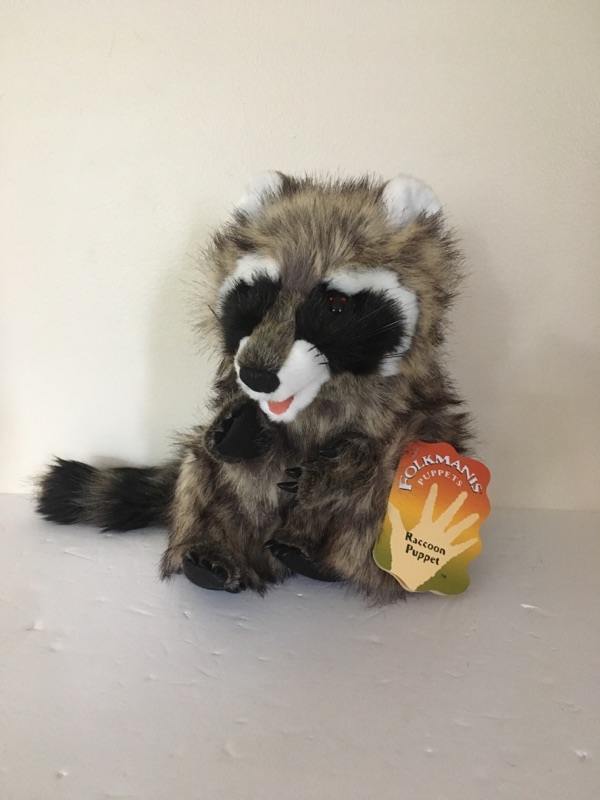 Folkmanis Raccoon Puppet UPC #638348030757