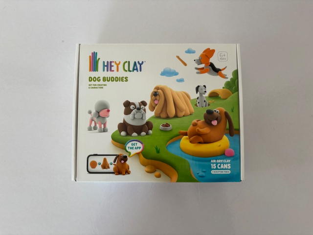 Fat Brain Hey Clay Dog Buddies Air Dry Clay Set UPC #4897105245483